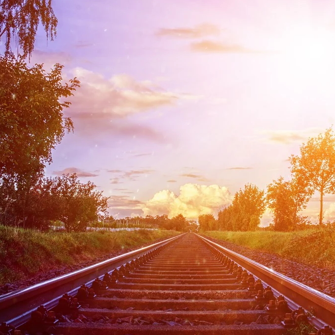 Railroad Sunset