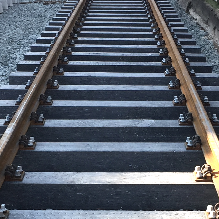 Finished Railway with Composite Sleepers