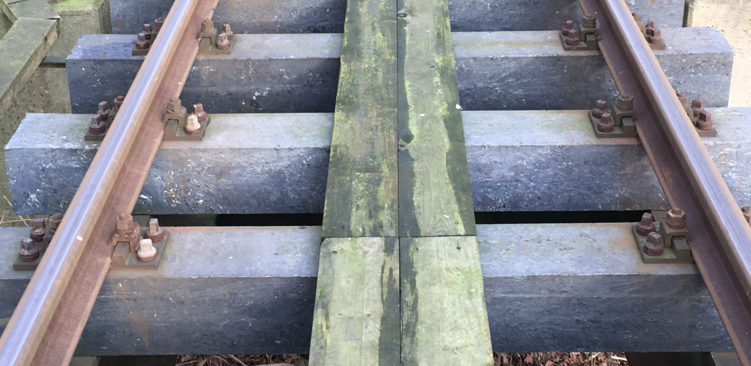 Plastic Sleepers and Wooden Boards